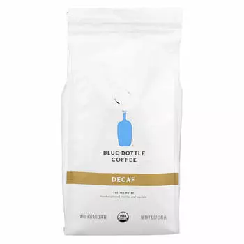 Blue Bottle Coffee, кофейные зерна, без кофеина, 340г (12oz)