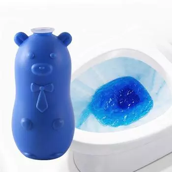Blue Bubble Bear Гель для чистки туалета Средство для чистки туалета Дезодорант для туалета Дезодорант для чистки туалета Сокровище для чистки туалета Bulk #C0HR0#