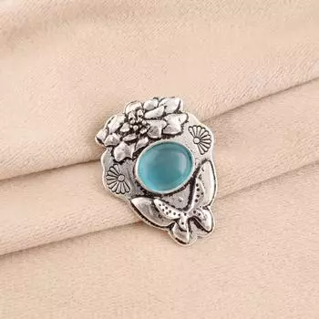 Blue Cat s Eye Gemstone 925 Fine Silver Jewelry Handmade Pendant For Women Gift CP-6-45