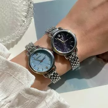 Blue City Youngrong Marble Metal Повседневные женские наручные часы с цепочкой, 4 цвета