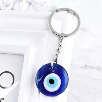Blue Eye Lucky Eye Keychain Turkey Car Hanging Charm Lucky Eye Pendant Couple Gifts 3.5cm