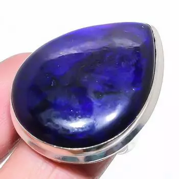 Blue Labradorite Gemstone 925 Sterling Silver Jewelry Ring Size 8.5 w8O63