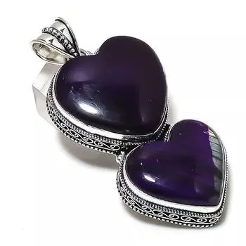 Blue Labradorite Gemstone 925 Sterling Silver Jewelry Pendant 2.84 V1h29