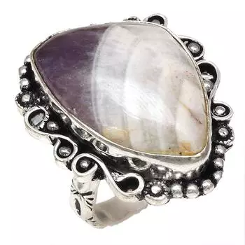 Blue Lace Agate Gemstone Handmade Silver Jewelry 7A