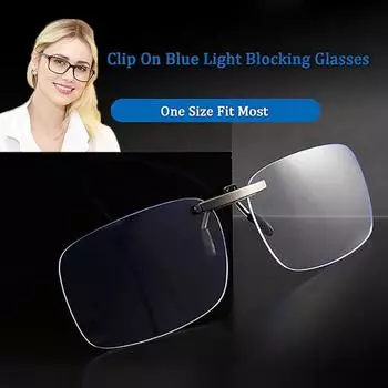 Blue Light Clip-on Glasss Женские клип-очки Аксессуары для рыбалки и вождения Очки Clip-on для мужчин и женщин