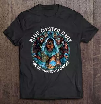 Blue Oyster Cult Fire Of Unknown Origin Черная футболка унисекс S