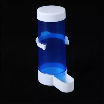 Blue Pet Bird Automatic Drinker Feeder Bird Feeder Bird Cage Parrot Feeding Tool Automatic Feeder Bowls And Drinkers