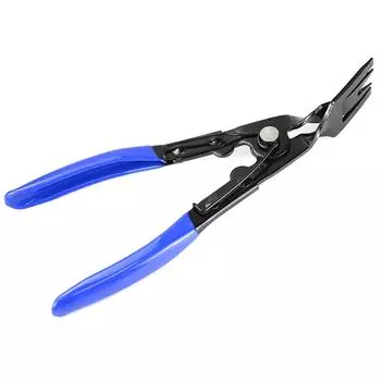 Blue Remover Removal Puller Pry Tool Car Door Panel Trim Upholstery Retaining Tweezer Clip Plier Tool Hand Tool