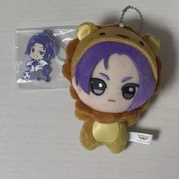 Blue Rock Animal Chibinui Gacha Rubber Strap Leo Batch