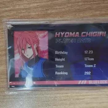 Blue Rock Chigiri Hyoma Status Profile Acrylic Kard