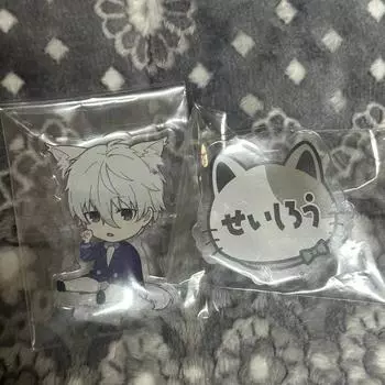 Blue Rock Nagi Seijiro Cat Town Men s Town Cat Town Mini Acrylic Badge