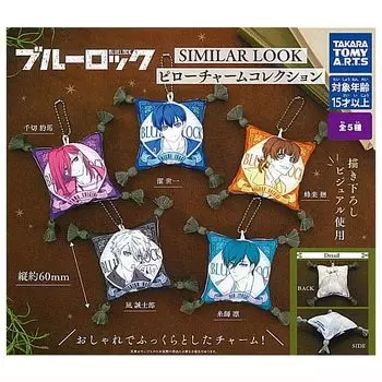 Blue Rock ПОХОЖИЙ ВИД Подушка Подвеска Коллекция из 5 видов Gacha Gacha Капсульная игрушка [Набор (Полный Полный)]