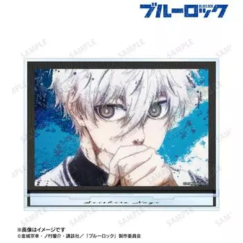 Blue Rock Seishiro Nagi grunge CANVAS BIG acrylic stand colleize official goods official license [Official]