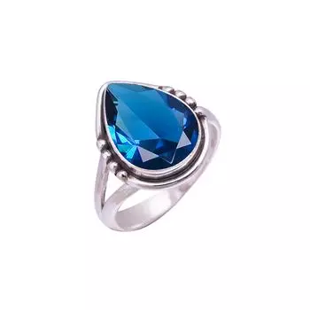 Blue Sapphire Gemstone 925 Sterling Silver Ring V9493, Blue Ring, Pear Ring, Valentin s Day Gift, Gift For Her, Birthday Gift, Handmade Jewelry, Silve