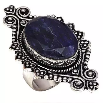 Blue Sapphire Gemstone Handmade Silver Jewelry 7