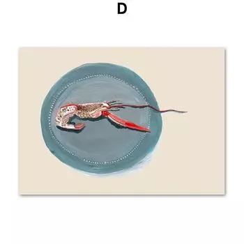 Blue Striped Girl Book Vase Wall Art Canvas Painting Abstract Posters And Prints Hotel Bar Wall Pictures For Living Room Decor 21cm30cm NoFrame