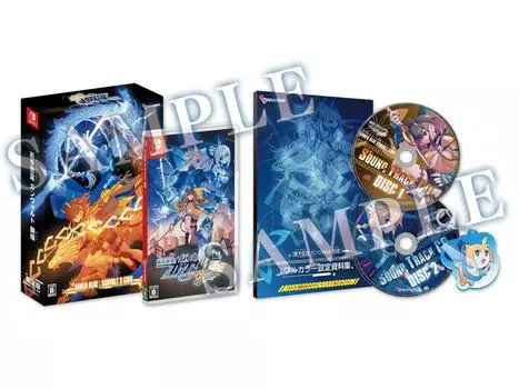 Blue Thunder Gunvolt Chain Ring Limited Edition материал для настройки переключателя саундтрек CD акриловый брелок A4 прозрачный файл - ([Бонус] Полноцветный