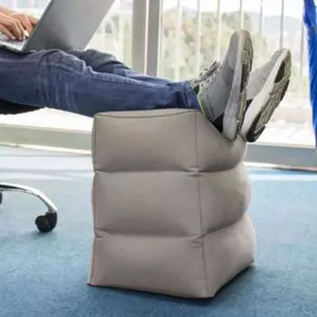 Blueberry Skin Travel Air надувной коврик для йоги подставка для ног подушка автомобиль самолет спальная кровать серый