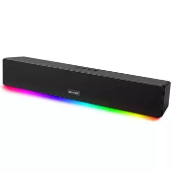 Bluedee PC Speaker Игровой динамик Стереозвук Bluetooth AUX Подключение ПК Soundbar 4 режима освещения 3600 мАч До 6 часов непрерывного воспроизведения