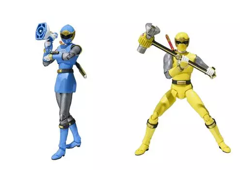Bluefin Distribution Toys Ninpuu Sentai Hurricaneger Hurricane Blue Hurricane Yellow S.H.Figuarts