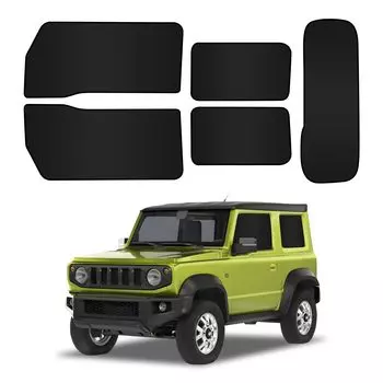 BLUESEATEC Suzuki Jimny Серии JB04 Затемняющая шторка JB74 JB64 Магнитная, Солнцезащитный козырек, Легко Suzuki Jimny JB64/JB74
