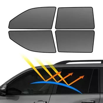 BLUESEATEC Toyota Land Cruiser Prado Late 150 Series Магнитная сетчатая шторка Легко надевается и снимается Солнцезащитный козырек Разработан специально для автомобиля