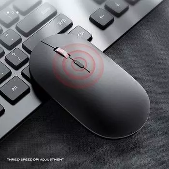 Bluetooth 5.0 2.4G Wireless Mouse Type C Rechargeable Silent Ergonomic For iPAD Macbook Air/Pro Laptop Tablet Computer Office Bluetooth Wireless