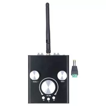 Bluetooth 5.0 Аудиоусилитель Стерео 2 Канала с Управлением ВЧ и НЧ Усилитель HiFi