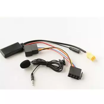 Bluetooth 5.0 Aux Cable Microphone Adapter ISO for Fiat Grande Punto Alfa Romeo