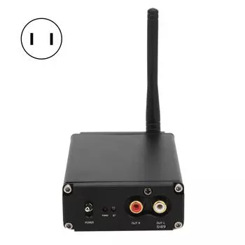 Bluetooth 5.0 Декодер Алюминиевый Сплав YJ-CSR8675+ES9038 для APTX HD US Plug 100-240 В