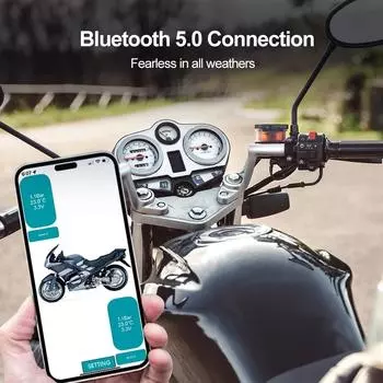 Bluetooth 5.0 Мотоцикл Автомобиль TPMS Давление в шинах Сигнализация Монитор Система Температуры Предупреждение Датчики Водонепроницаемый Поддержка IOS Android S1