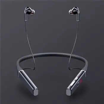 Bluetooth 5.0 Наушники с шейным ремешком S720 800 мАч Hi-Fi стерео музыкальная спортивная гарнитура большой емкости с микрофоном Дисплей с поддержкой карт памяти TF