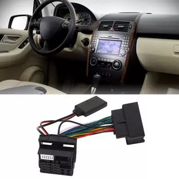 Bluetooth 5.0 Радио Aux Кабель 16 Pin Замена для W169 W245 W203 W209 W164 Bluetooth Стерео Aux Адаптер Bluetooth AUX Адаптер