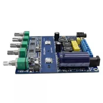Bluetooth 5,0 Tpa3116D2 Цифровой 2,1 Плата аудиоусилителя 100 Вт + 50 Вт + 50 Вт постоянного тока 12-24 В