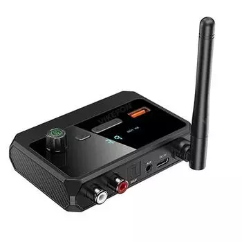 Bluetooth 5.3 аудио приемник поддержка USB U-Disk Play беспроводной адаптер R/L 2 RCA/3.5MM AUX/оптоволоконный разъем для автомобильного комплекта динамиков