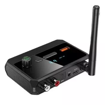 Bluetooth 5.3 аудио приемник поддержка USB U-Disk Play беспроводной адаптер R/L 2 RCA/3.5MM AUX/оптоволоконный разъем для автомобильного комплекта динамиков Bluetooth5.3