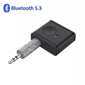 Bluetooth 5.3 Aux приемник беспроводной автомобильный Bluetooth адаптер 3,5 мм на 3,5 мм разъем аудио музыка микрофон гарнитура адаптер для автомобильного динамика
