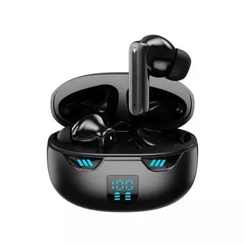 Bluetooth 5.3 Беспроводные наушники ANC Шумоподавление Наушники Hifi Наушники Стереогарнитуры Спортивные наушники Светодиодный дисплей Зарядный чехол