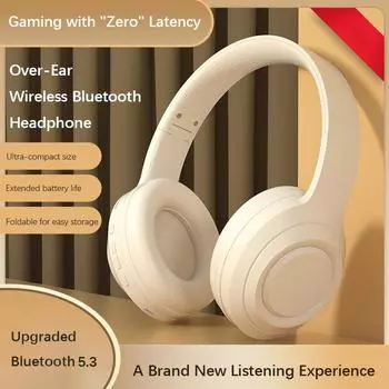 Bluetooth 5.3 Гарнитура Беспроводные наушники с головным креплением HIFI Сабвуфер Складные наушники-гарнитура