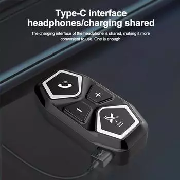 Bluetooth 5.3 гарнитура для шлема мотоцикла стерео гарнитура Hands Free вызов беспроводной водонепроницаемый мото тяжелые бас наушники с мягким жестким микрофоном
