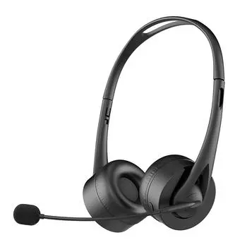 Bluetooth 5.3 наушники с микрофоном шумоподавлением громкой связи HiFi беспроводная гарнитура без потерь для колл-центра офисный ПК ноутбук