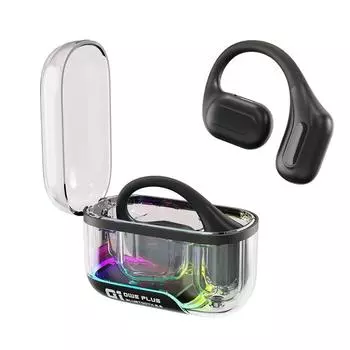 Bluetooth 5.3 TWS-гарнитура с цветной светодиодной подсветкой, надушные подвесные наушники, беспроводные спортивные игровые наушники