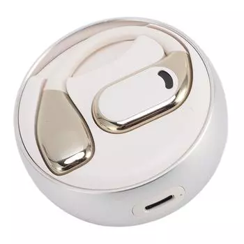 Bluetooth 5.49 Наушники-переводчики 144 языка онлайн HD-звук Бинауральный контроль отпечатков пальцев Реальный белый