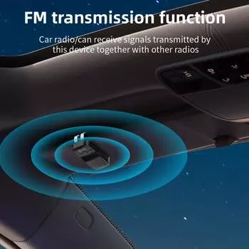 Bluetooth 5.4 Handsfree автомобильный комплект динамик беспроводной аудио приемник MP3 музыкальный плеер шумоподавление для автомобиля солнцезащитный козырек клипса