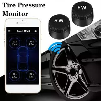 Bluetooth автомобильная система контроля давления в шинах TPMS с 2 внешними датчиками датчик давления в шинах мотоцикла для LOS Android 2pcs