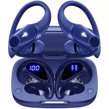 Bluetooth беспроводной Bluetooth до 40 часов звука Bluetooth AAC LED нет физических кнопок для нажатия наушники, которые комфортно подходят для бега IPX7