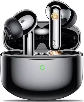 Bluetooth Беспроводные новейшие наушники Bluetooth 2023 года, оснащенные мгновенной автоматической наушниками для конференций с раздельным шумоподавлением слева и справа, наушники,