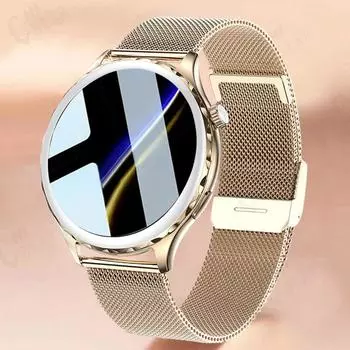 Bluetooth Call Женские умные часы 1.32 360*360 HD цветной сенсорный экран пульсометр кислород в крови женские модные умные часы