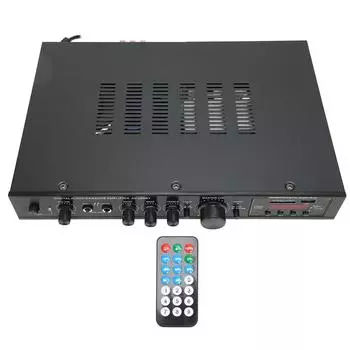 Bluetooth цифровой стерео усилитель 5-канальный мощный домашний усилитель с пультом дистанционного управления для дома EU Plug