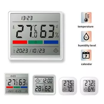 Bluetooth цифровой термометр ЖК-гигрометр для помещений электронный измеритель температуры и влажности датчик метеостанция